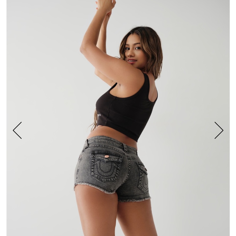 True Religion Denim Shorts Size 27